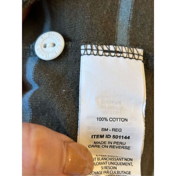 L.L. Bean Vintage Striped Rugby Shirt 90's size S Preppy - Picture 5 of 9